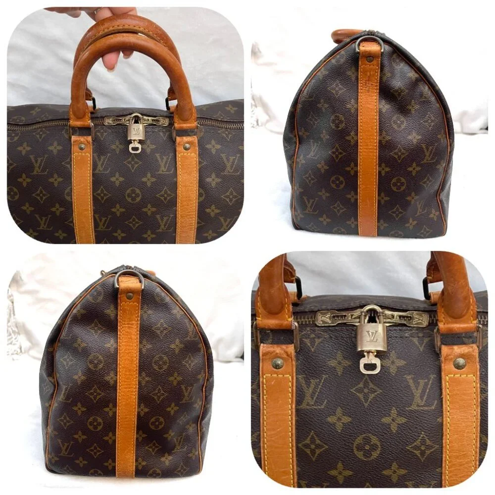 Louis Vuitton Keepall 50 Bandouliere Monogram Travel Bag